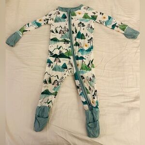Little Sleepies Mountains Zippy/onsie, 3-6 mo